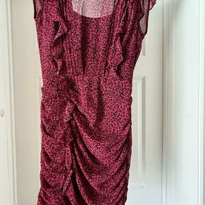 Express Pink Mini Dress with Elegant Design